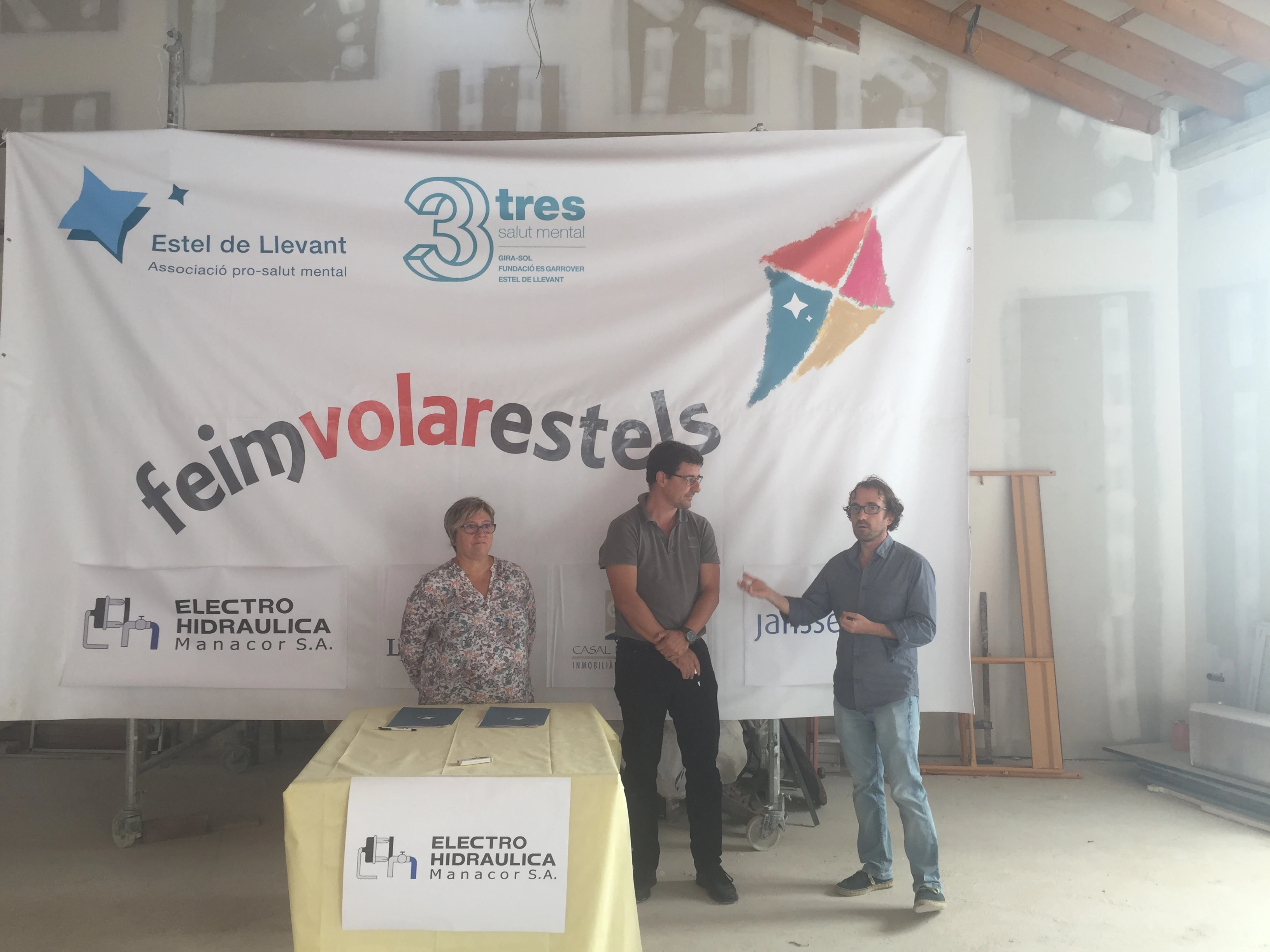 Electro Hidráulica Manacor aporta 72.100 euros a la nova seu d'Estel de Llevant, a punt a finals d'any