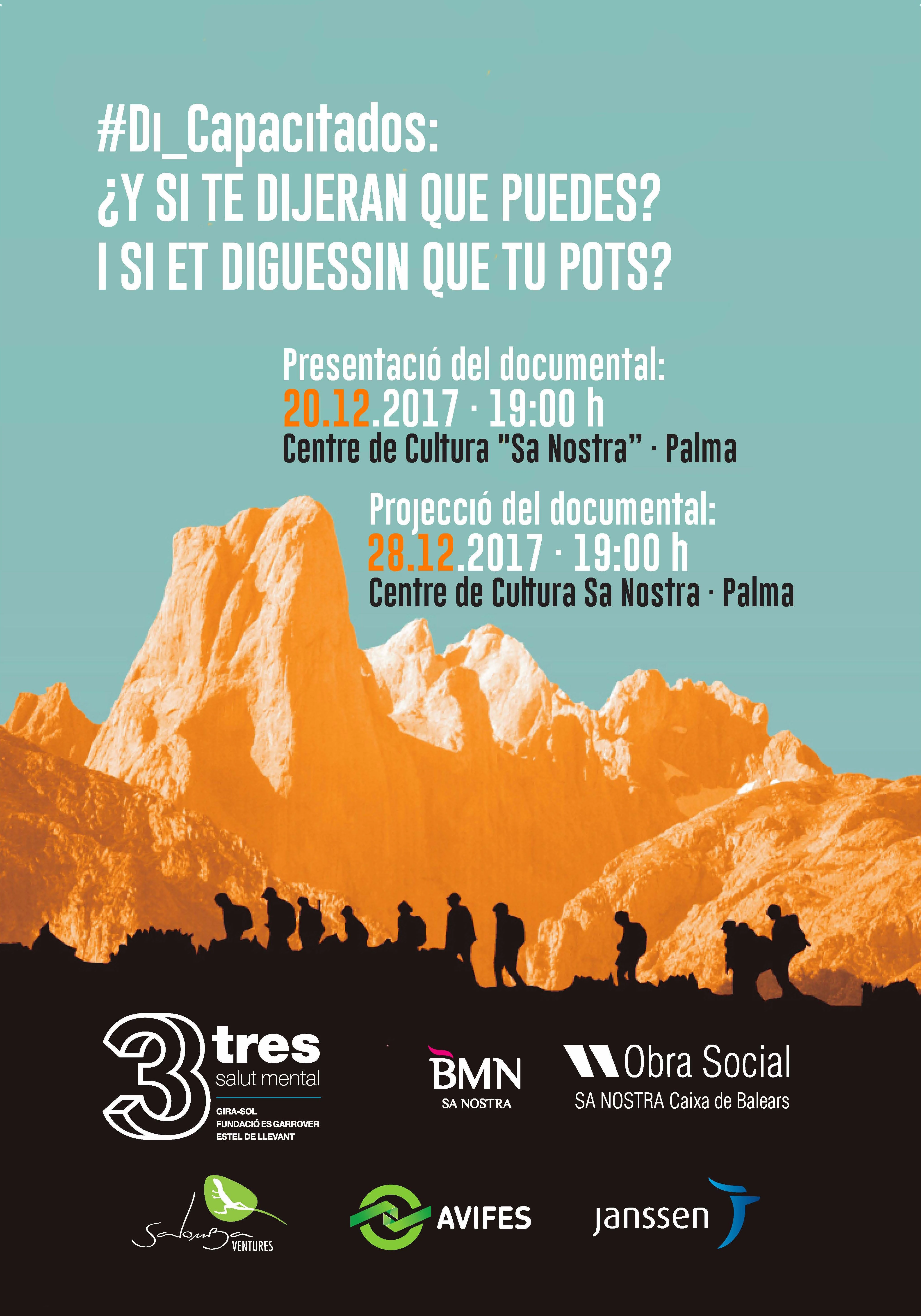 Presentació a Palma del documental "#Di_Capacitados: I si et diguessin que tu pots?