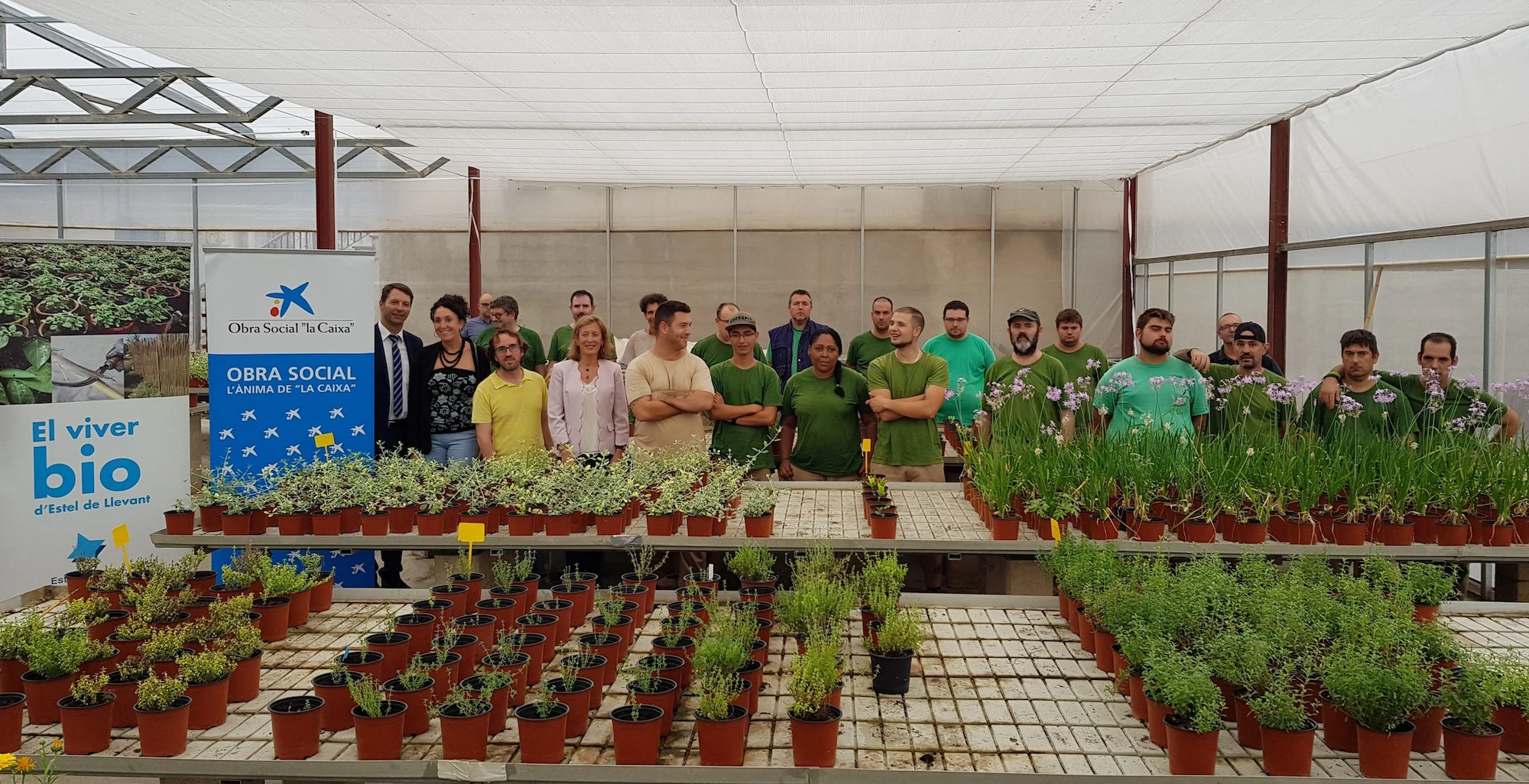 L'Obra Social "la Caixa" col·labora amb el Viver Bio d'Estel de Llevant