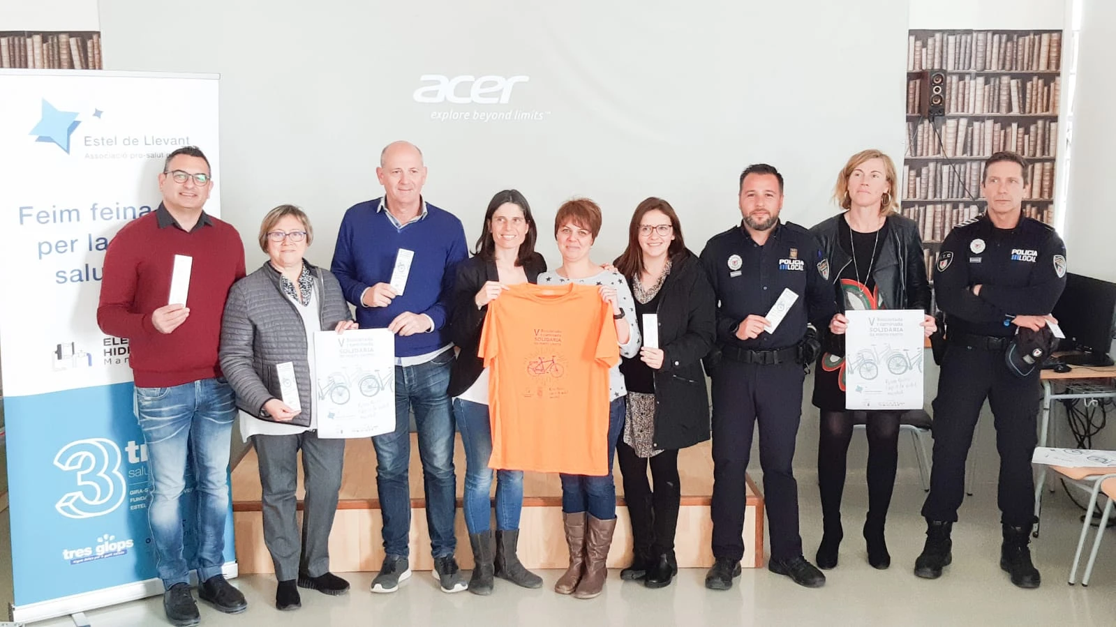 Bicicletada Solidària de l'IES Porto Cristo amb Estel de Llevant