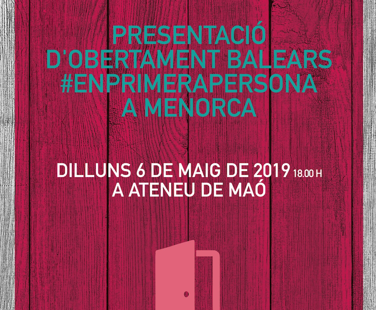 Presentació pública d'Obertament Balears a Menorca