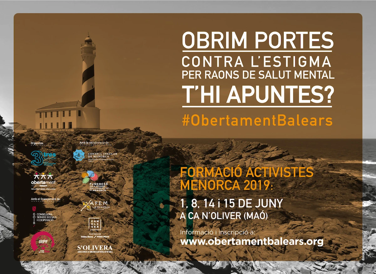 Primera formació d'activistes d'Obertament Balears a Menorca