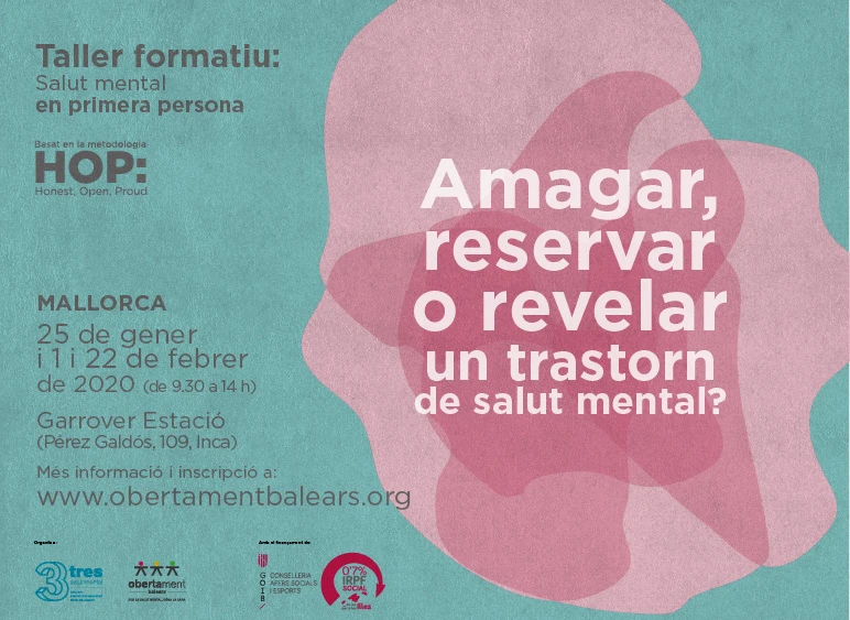 Taller a Mallorca: Amagar, reservar o revelar un trastorn de salut mental?