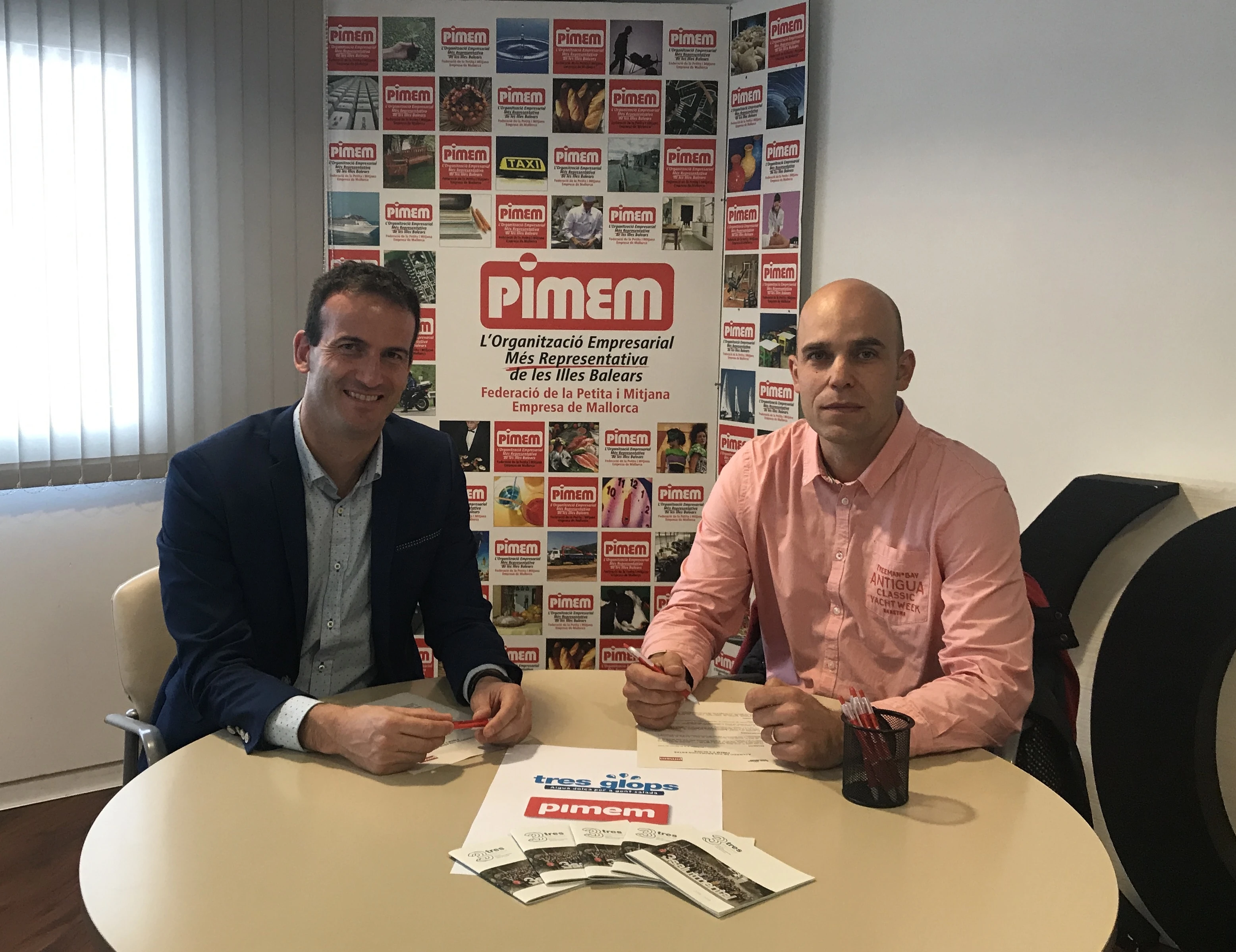PIMEM se suma a l'aigua Tres Glops