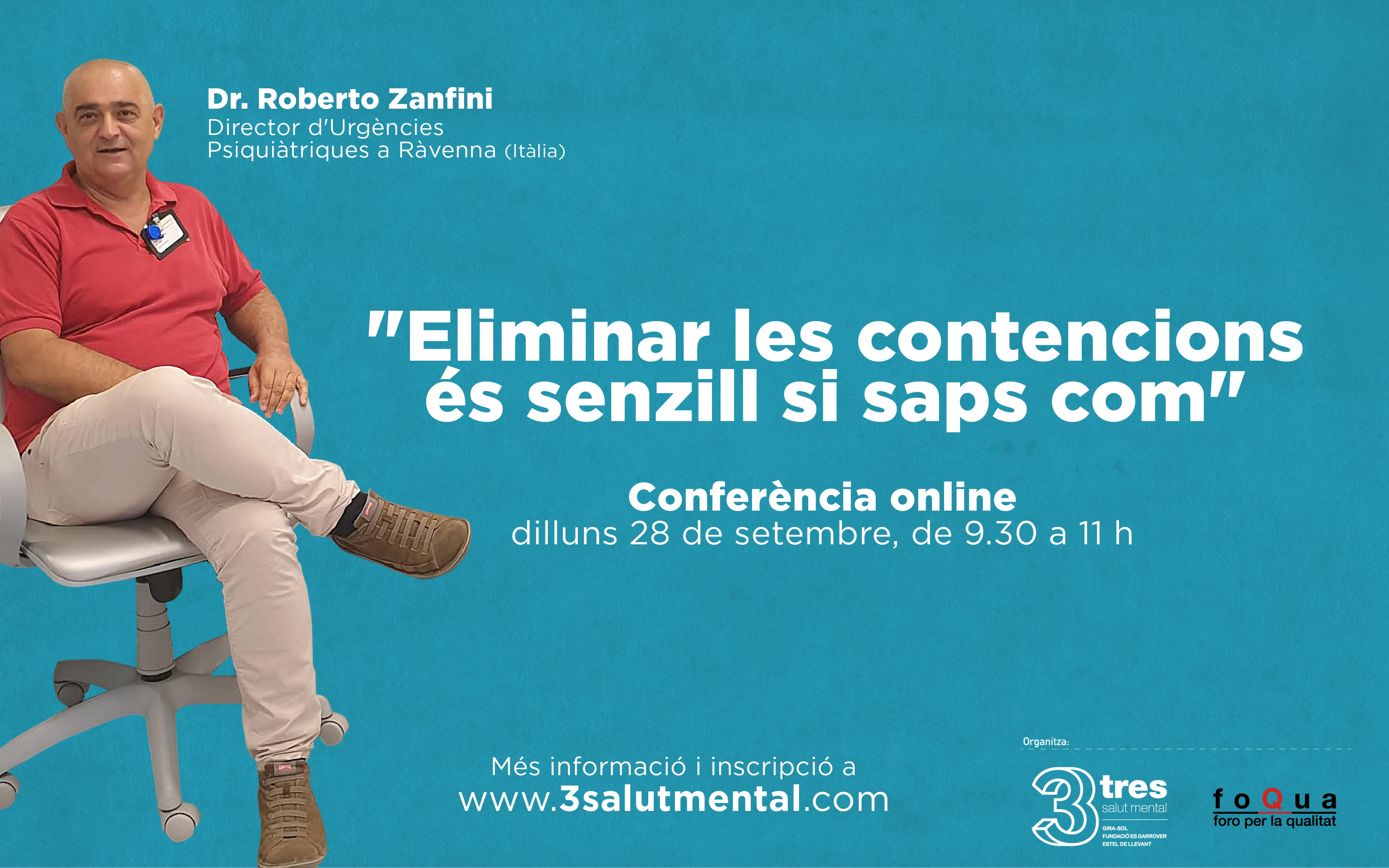 Conferència online del Dr. Zanfini sobre com eliminar les contencions