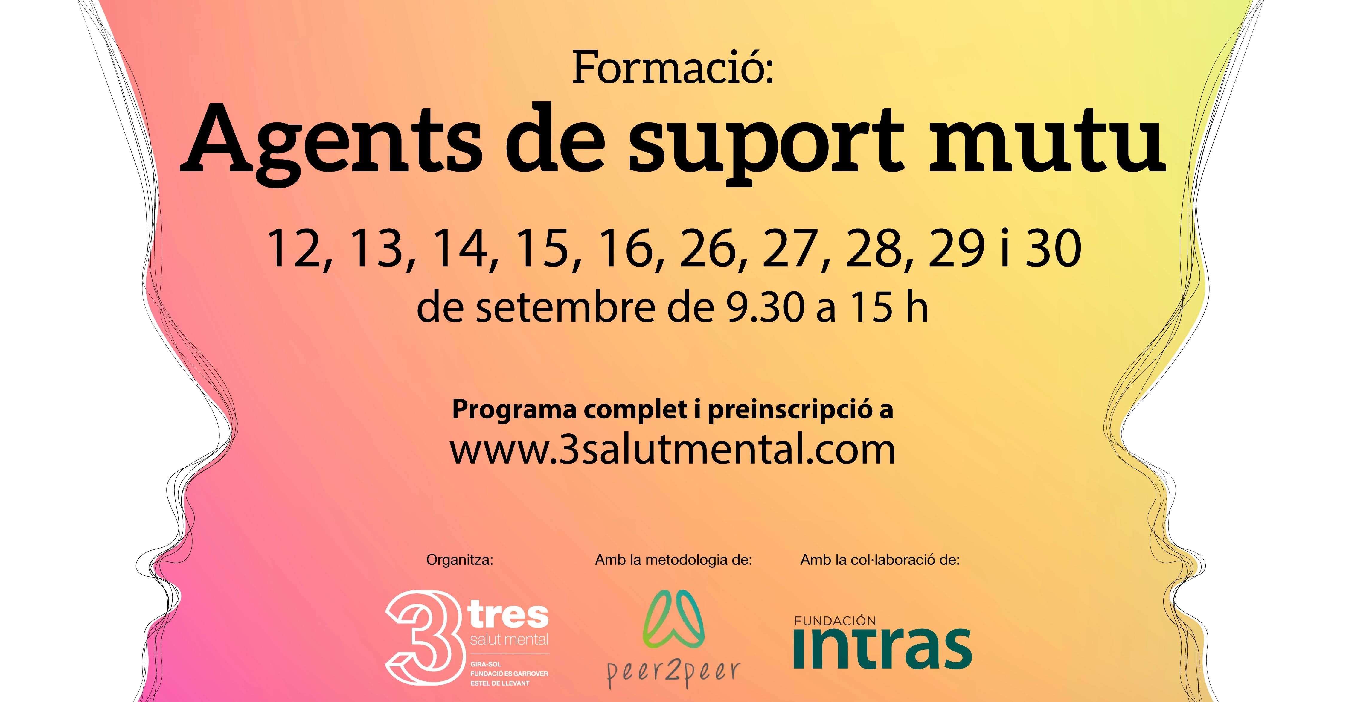 Acció formativa "Agents de Suport Mutu": programa i preinscripció