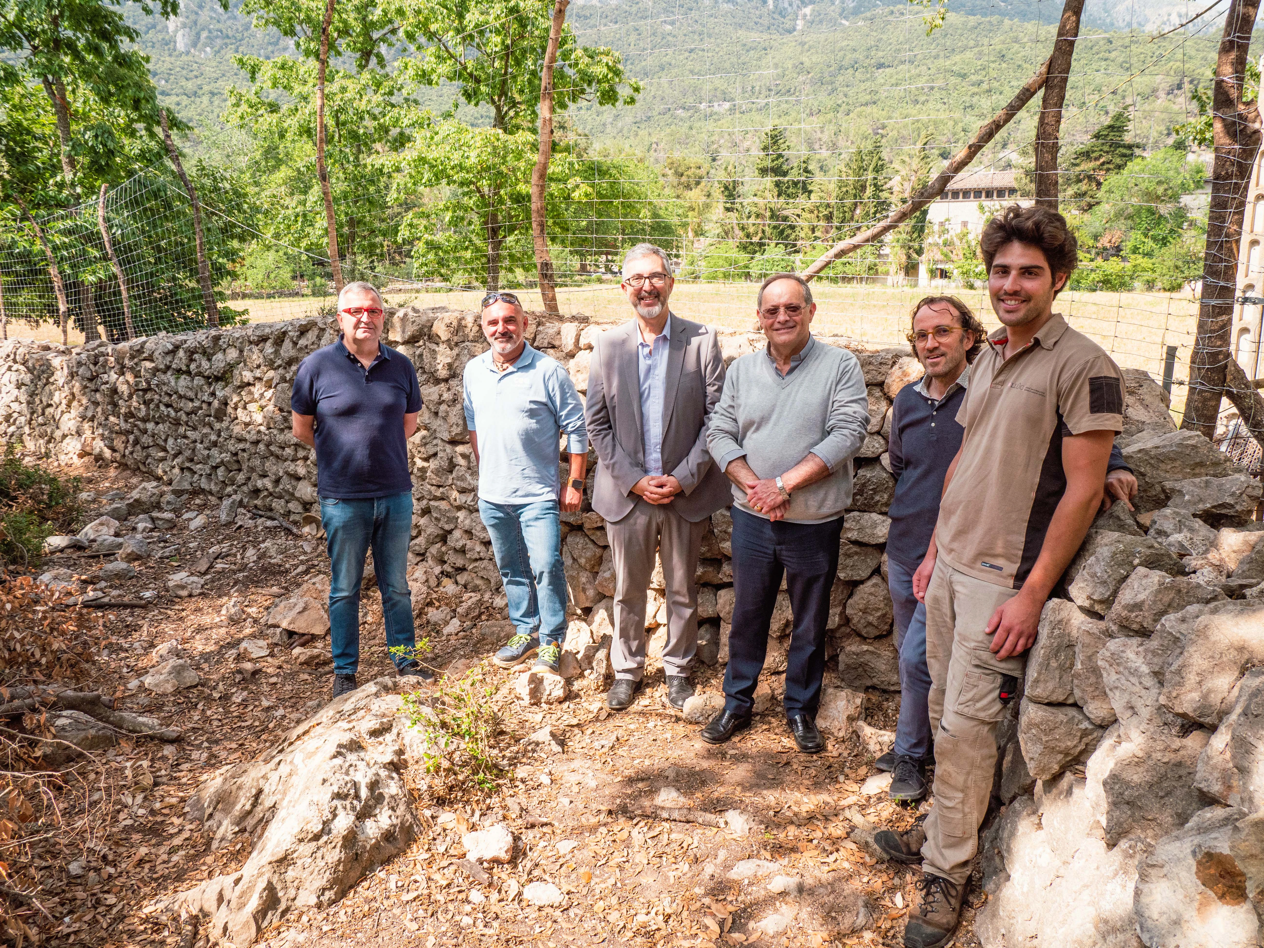 El Centre Especial d’Ocupació d’Estel de Llevant realitza obres de restauració a Lluc gràcies al suport de la Fundació "la Caixa"