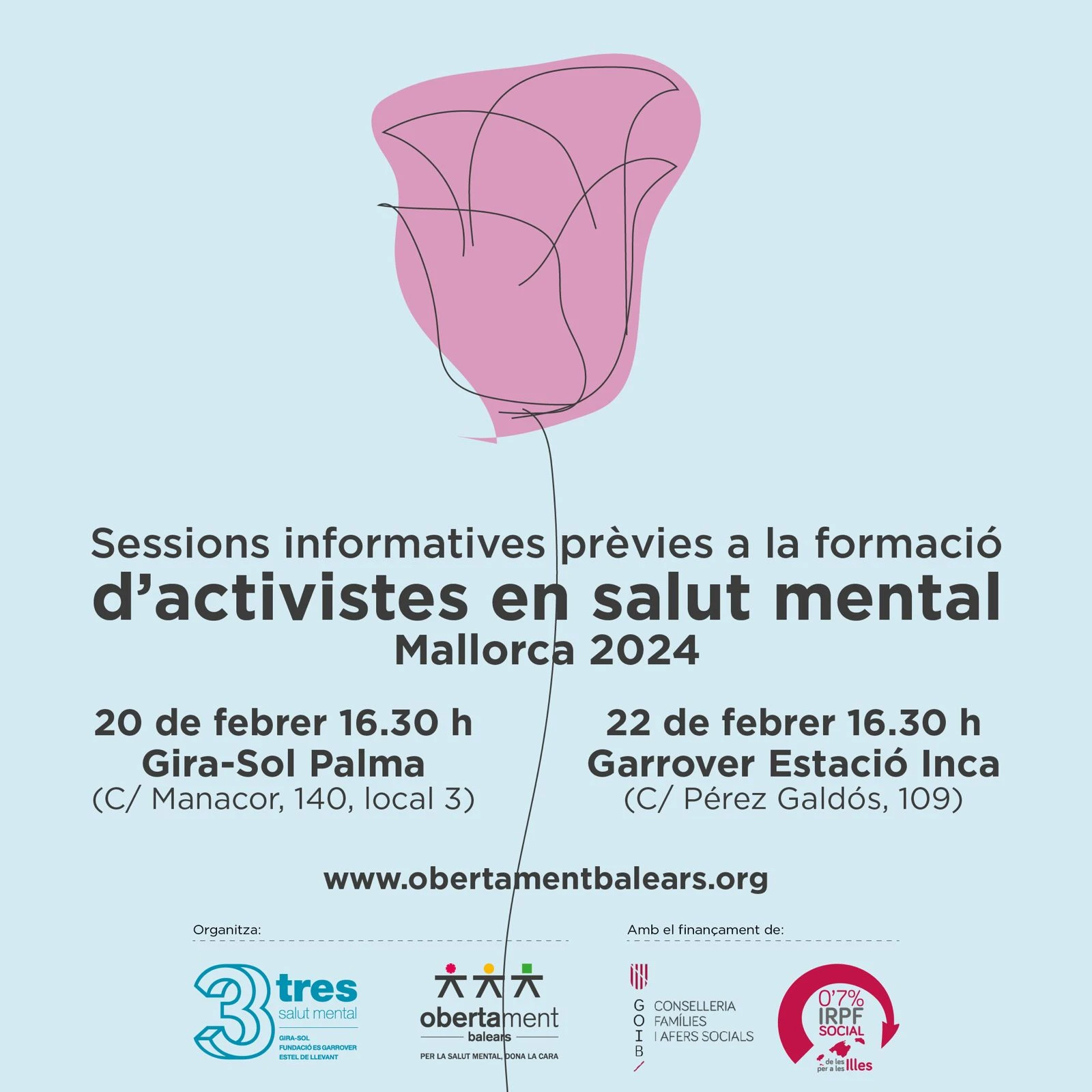 Nova formació d'activistes en salut mental a Mallorca