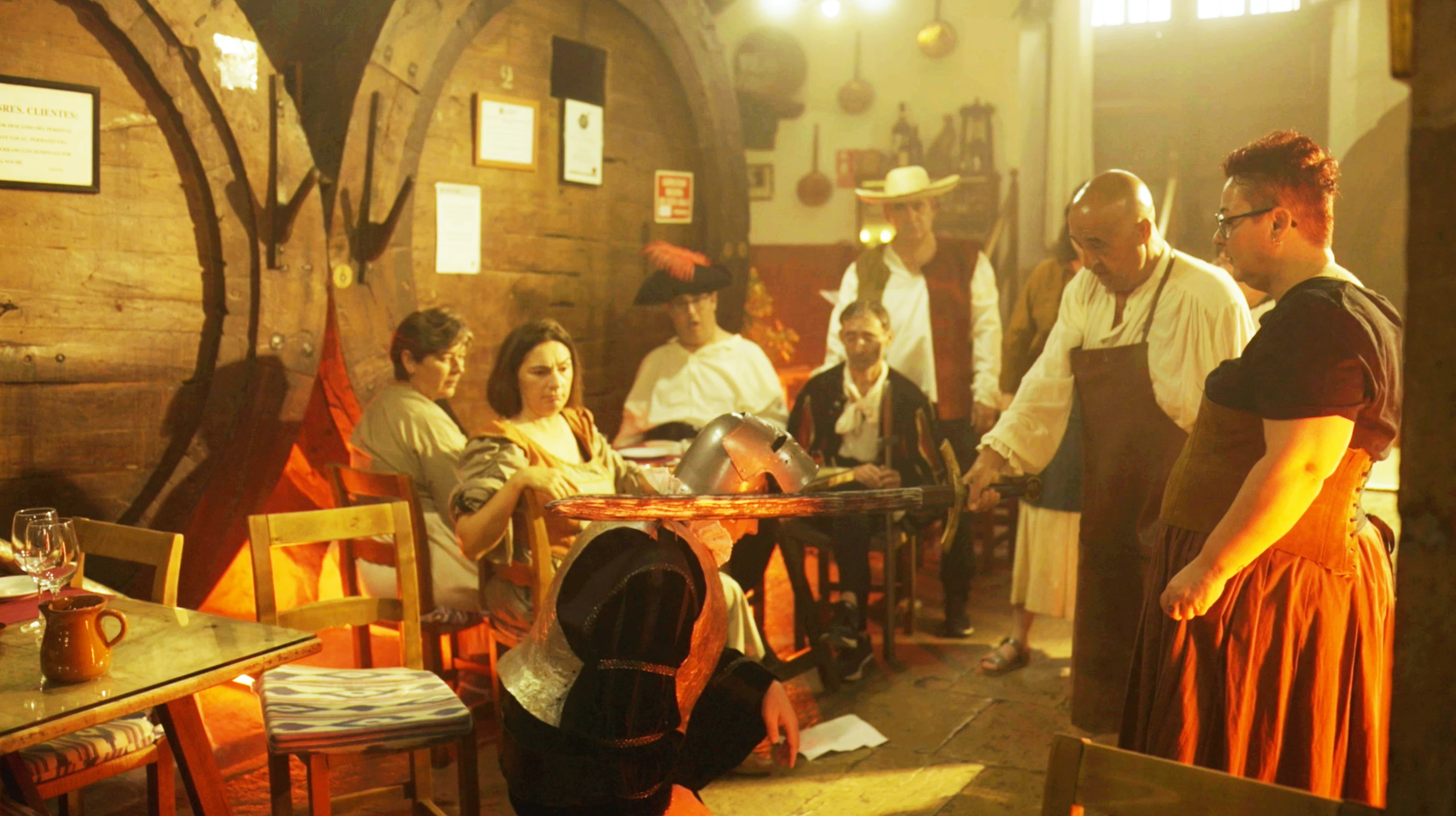 Corbacho, Solivellas i 3 Salut Mental omplen el Teatre Principal d'Inca amb l'obra “Tot assajant don Quixot”, que posa punt final al rodatge del documental “En un lugar de la mente” 