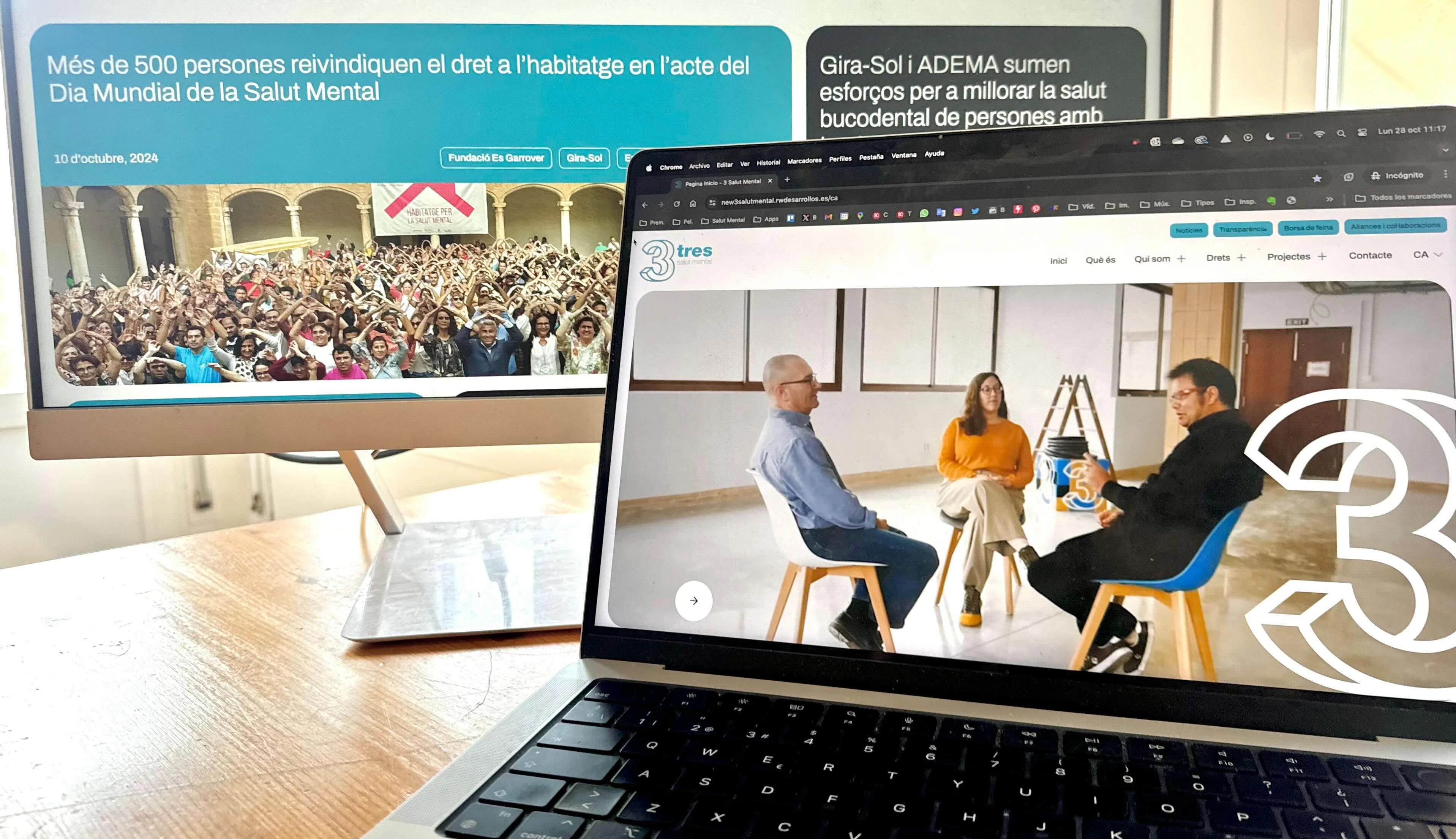 3 Salut Mental millora la seva visibilitat estrenant web, pòdcast i intranet amb el projecte Sostenible ISEM