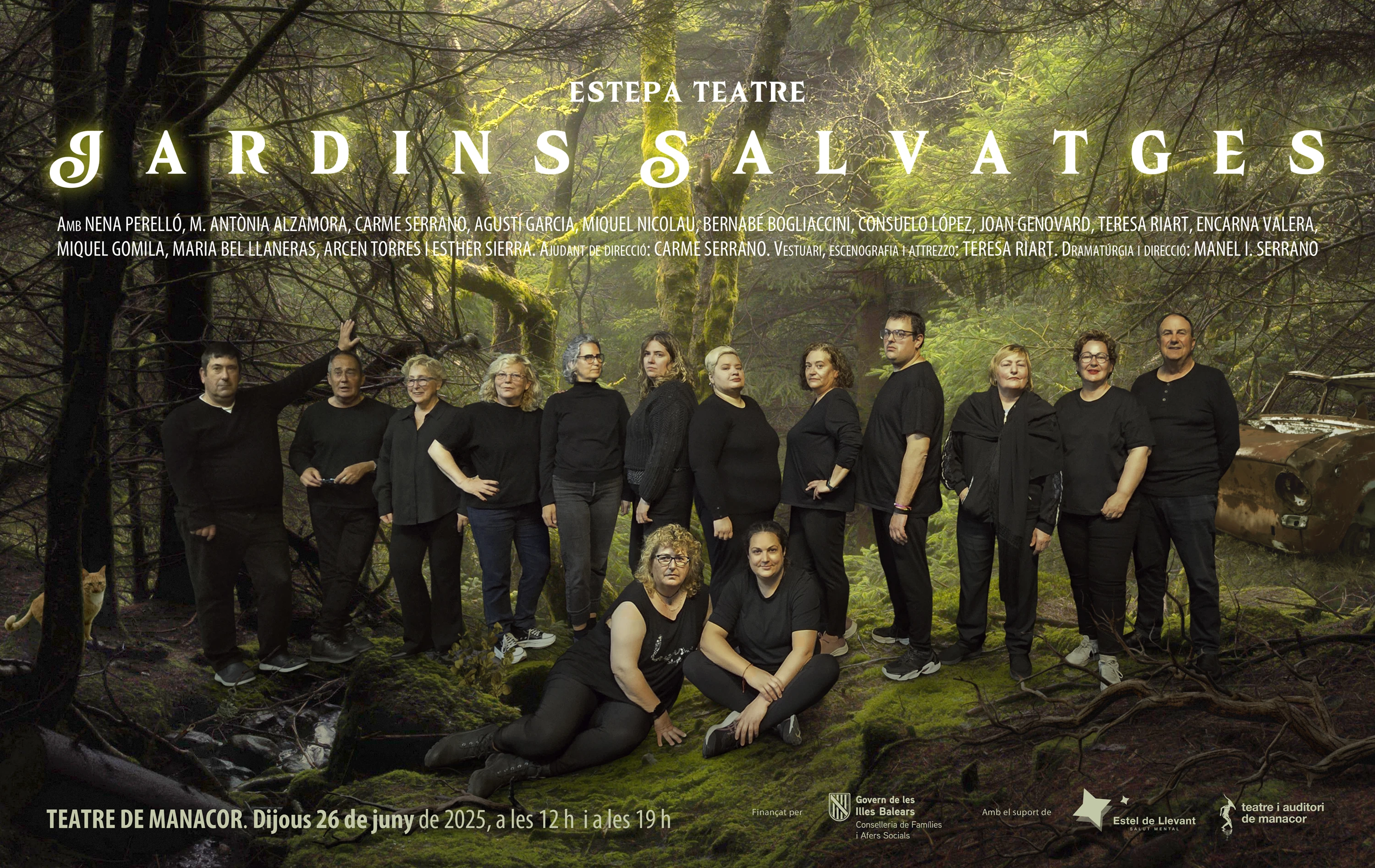 Estepa Teatre estrena “Els jardins salvatges” en el Teatre de Manacor