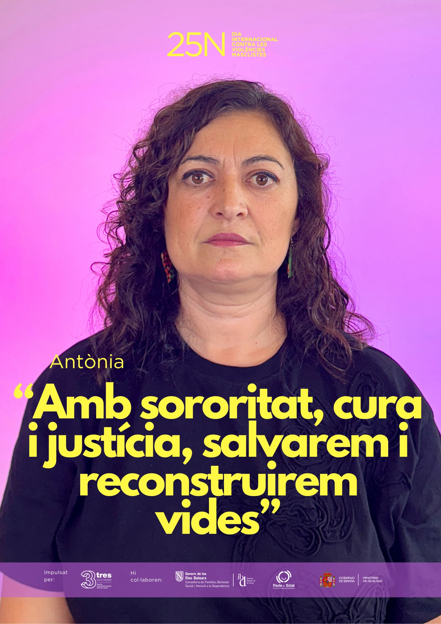3 Salut Mental visibilitza l’impacte de la violència masclista en la salut mental amb la campanya “25 dones, 25 missatges, una lluita compartida”