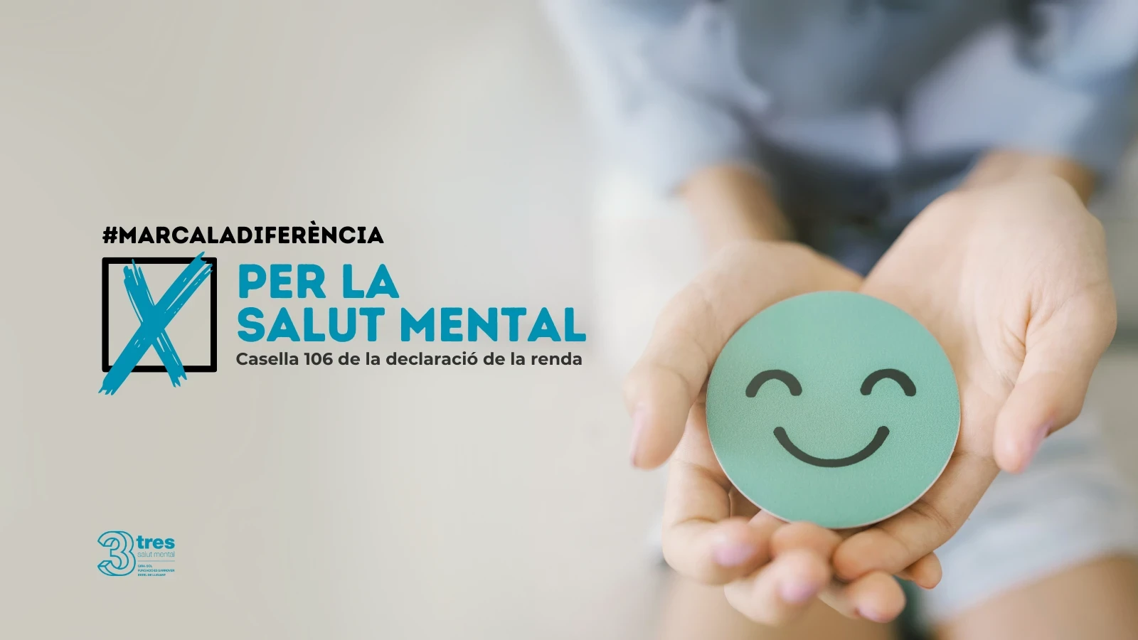 3 Salut Mental anima a la ciudadanía a marcar la 'X por la salud mental' en la declaración de la renta